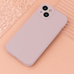Silikonfodral till iPhone 15 Pro 6,1″ rosa
