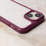 Color Shock-fodral för iPhone 14 Pro 6,1″ i vinröd färg