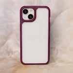 Color Shock-fodral för iPhone 14 Pro 6,1″ i vinröd färg