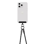 Devia kabelband 2in1 PD USB-C – USB-C 1,2 m 60W svart