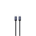 Devia kabel Gracious EC646 PD USB-C – USB-C 1,0 m 60W 3A svart