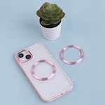 Metallring (2 st) rosa