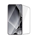 Härdat glas med metallram för Samsung Galaxy S22 Plus / S23 Plus, svart ram