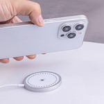 Maxlife MXWC-05 magnetisk trådlös laddare 15W vit