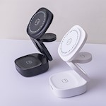Maxlife MXWC-06 magnetisk trådlös laddare 15W vit 3in1