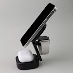 Maxlife MXWC-06 magnetisk trådlös laddare 15W svart 3-i-1