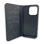 Smart Suede-fodral till iPhone 16 Pro 6,3" svart