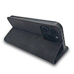 Smart Suede-fodral till iPhone 16 Pro 6,3" svart