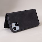 Smart Suede-fodral till iPhone 16 Pro 6,3" svart