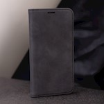 Smart Suede-fodral till iPhone 16 Pro 6,3" svart