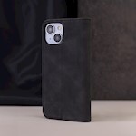 Smart Suede-fodral till iPhone 16 Pro 6,3" svart