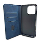 Smart Suede-fodral för iPhone 16 6,1″ marinblå