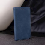 Smart Suede-fodral för iPhone 16 6,1″ marinblå