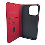 Smart Suede-fodral för iPhone 16 Plus 6,7″ i rött