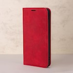 Smart Suede-fodral för iPhone 16 Plus 6,7″ i rött