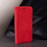 Smart Suede-fodral för iPhone 16 Plus 6,7″ i rött