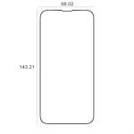 Etteri tempererat glas 9D för iPhone 13 / 13 Pro / 14 6,1 tum
