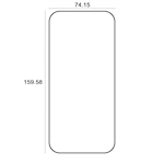 Etteri härdat glas 9D för iPhone 16 Pro Max 6,9″