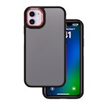 Svart kristallfodral för iPhone 11 röd