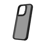 Kristallsvart fodral till iPhone 15 Pro 6,1 tum svart