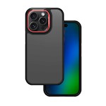 Svart kristallfodral för iPhone 15 Pro Max 6,7″ röd