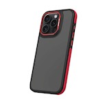 Svart kristallfodral för iPhone 15 Pro Max 6,7″ röd