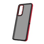 Kristallsvart fodral för Samsung Galaxy M55 5G röd