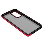 Kristallsvart fodral för Samsung Galaxy M55 5G röd