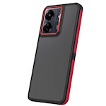 Kristallsvart fodral för Xiaomi Redmi 13C 4G / 13C 5G / Poco C65 röd