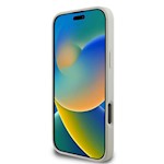 Skal till iPhone 16 Pro Max 6,9″ GUHMP16XPGPYSH Peony Script Logotyp vit MagSafe