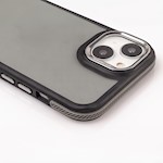 Svart kristallfodral för iPhone 15 6,1″ grå