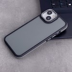 Svart kristallfodral för iPhone 15 6,1″ grå