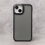 Svart kristallfodral för iPhone 15 6,1″ grå