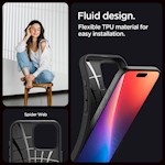 Spigen Core Armor-fodral för iPhone 16 6,1″ i matt svart