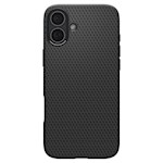 Spigen Liquid Air-fodral till iPhone 16 6,1″ i matt svart