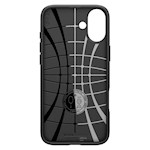Spigen Liquid Air-fodral till iPhone 16 6,1″ i matt svart