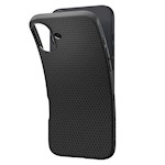 Spigen Liquid Air-fodral till iPhone 16 6,1″ i matt svart