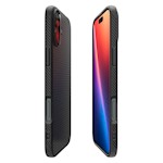 Spigen Liquid Air-fodral till iPhone 16 6,1″ i matt svart