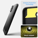 Spigen Rugged Armor Mag Magsafe-fodral för iPhone 16 6,1″ i matt svart