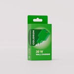 COLORUM väggladdare USB-A + USB-C PD 30W CLS30-AC-04 xGreen