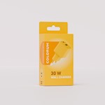COLORUM väggladdare USB-A + USB-C PD 30W CLS30-AC-05 xGul