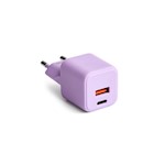 COLORUM väggladdare USB-A + USB-C PD 30W CLS30-AC-09 xLavenda