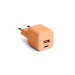 COLORUM väggladdare USB-A + USB-C PD 30W CLS30-AC-14 i Peach Fuzz