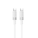 XO-kabel NB-Q282B PD USB-C – USB-C 1,0 m 60W vit