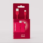 COLORUM sladd USB-A – USB-C 1,8 m 3A CK60-AC-02 xMagenta