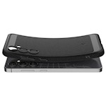 Spigen Rugged Armor-fodral för Samsung Galaxy S24 FE i matt svart