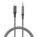 XO-kabel audio NB-R279B USB-C – jack 3,5 mm 1,0 m svart