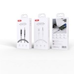 XO-kabel audio NB-R279B USB-C – jack 3,5 mm 1,0 m svart