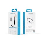 Evighetsadapter ljud AJC-01 jack 3,5 mm – USB-C svart