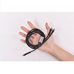 Devia 2in1-kabel Extreme EC648 USB-C + USB-C – Lightning 1,2 m 3A svart
